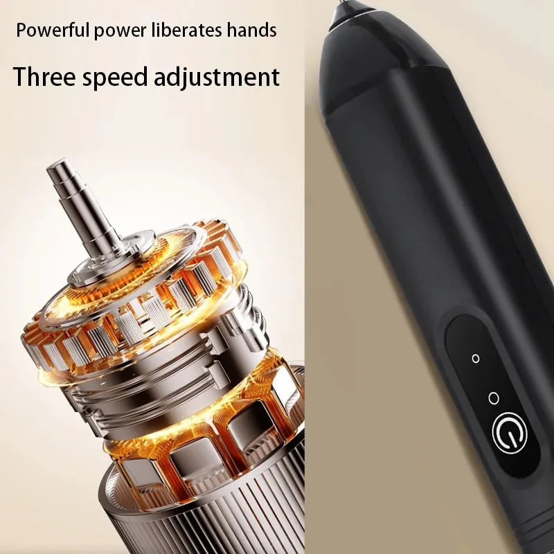 Rechargeable Electric Egg Beater na May Stand Bracket 3 Bilis Adjustable Hand Whisk Drink Mixer Milk Frother para sa Kape — image 5