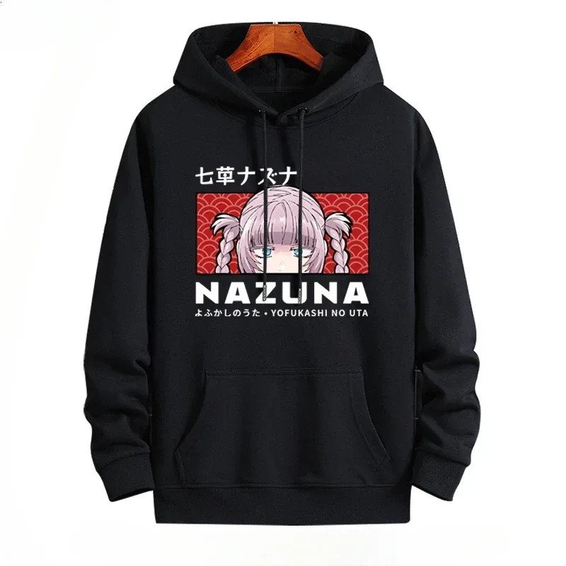 Y2K Anime CALL OF THE NIGHT Nazuna Nanakusa Grappige Hoodie Hip Hop Grafische Sweatshirts Poleron Hombre Streetwear Harajuku Tracksui