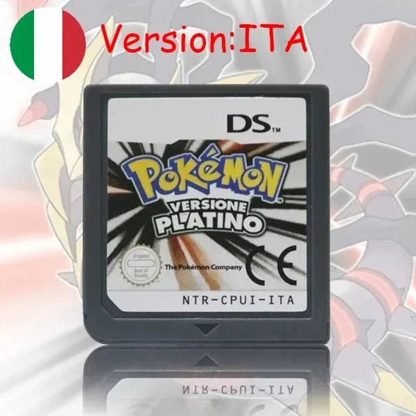 Pokemon Series DS Game Cartridge Diamond Platinum Pearl HeartGold SoulSilver Svart Vit Flerspråkig för NDS/2DS — image 22
