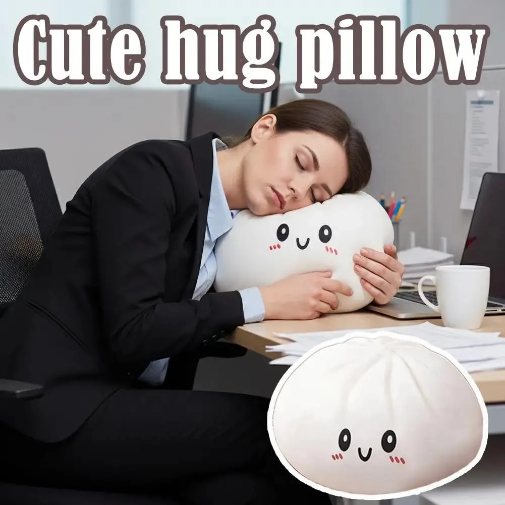 25 cm großes, gedämpftes, gefülltes Brötchen-Squishy-Spielzeug, Kawaii-Knödel-Squeeze, sensorisches Zappelspielzeug, weich, langsam ansteigend, Stressabbau für Kinder — image 4