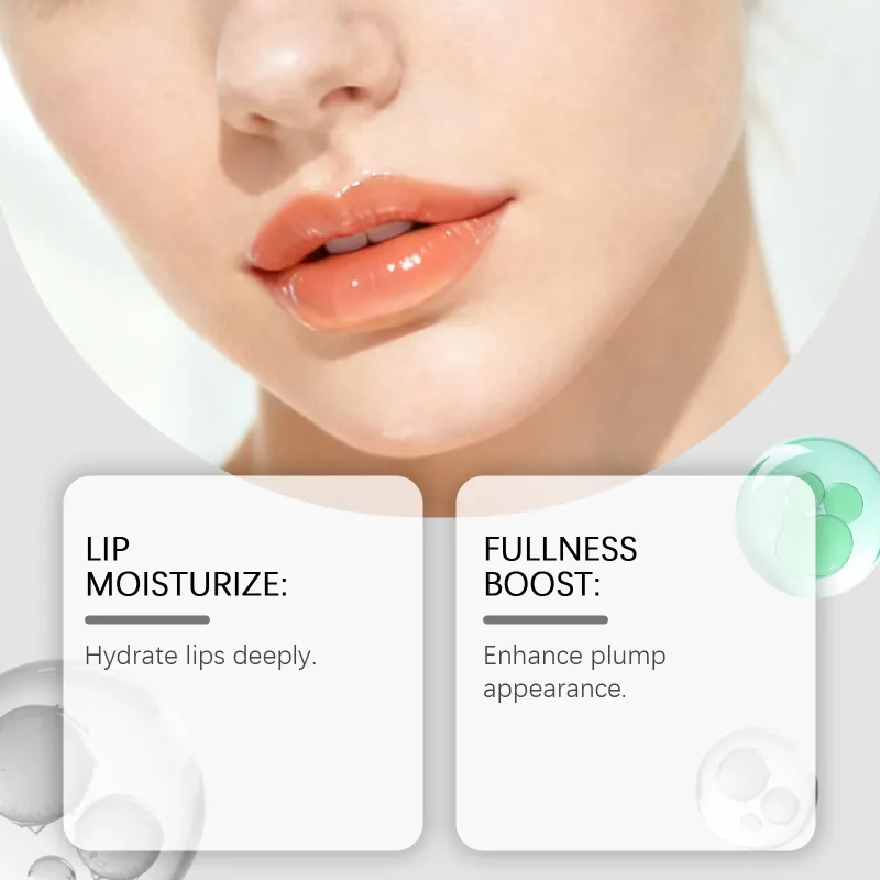 Gincu Berubah Warna Lutsinar Kalis Air Tahan Lama Pelembap Kristal Jeli Mutiara Membaiki Lip Balm Kosmetik