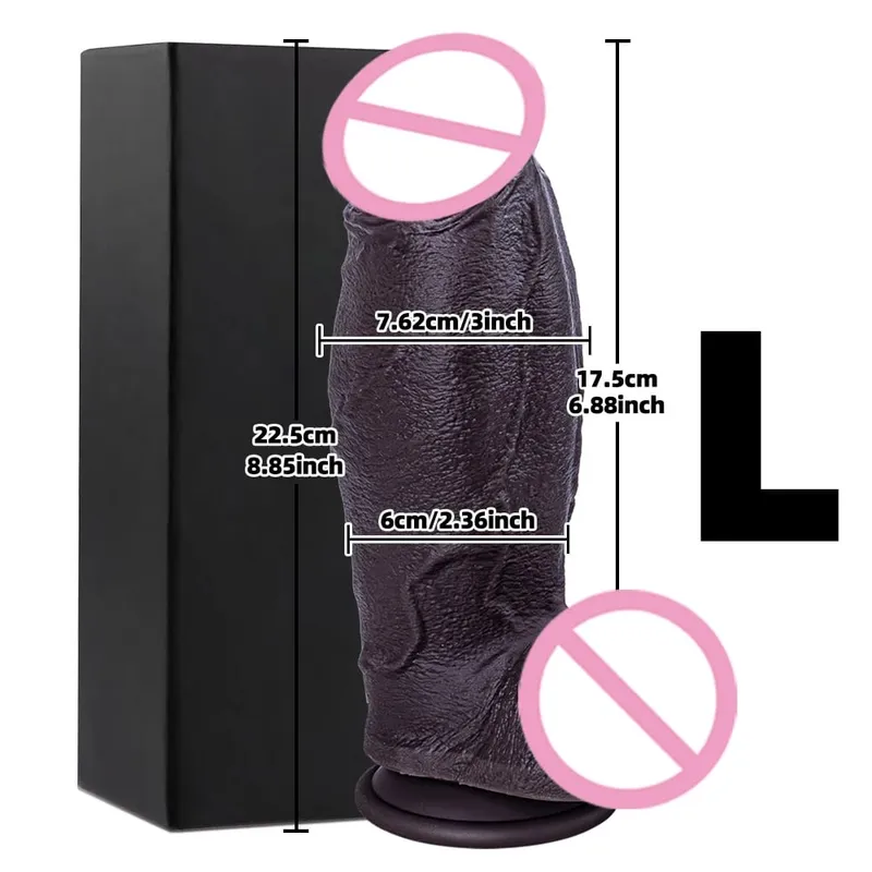 Realistic Big Dildo Huge Fake Penis With Suction Cup Flexible Artifical Dick Female Vagina Anal Masturbation For Lesbain Sex Toy — image 23
