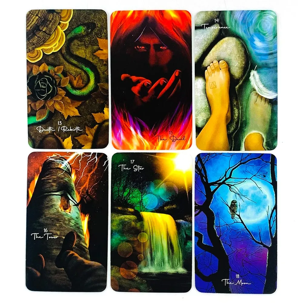 Tarot of Oneness Tarot Cards 84 Cards Mystical Tarot Deck Spiritual Guidance Divination Cards Game for Tarot Practitioner — image 4