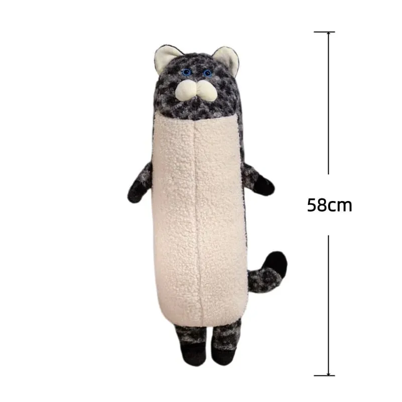 Djurserie Plyschkudde Leopard Elefantpingvin Fylld Kudde Kawaii Följ med Sömnleksak Heminredningsleksaker Födelsedagspresenter — image 12