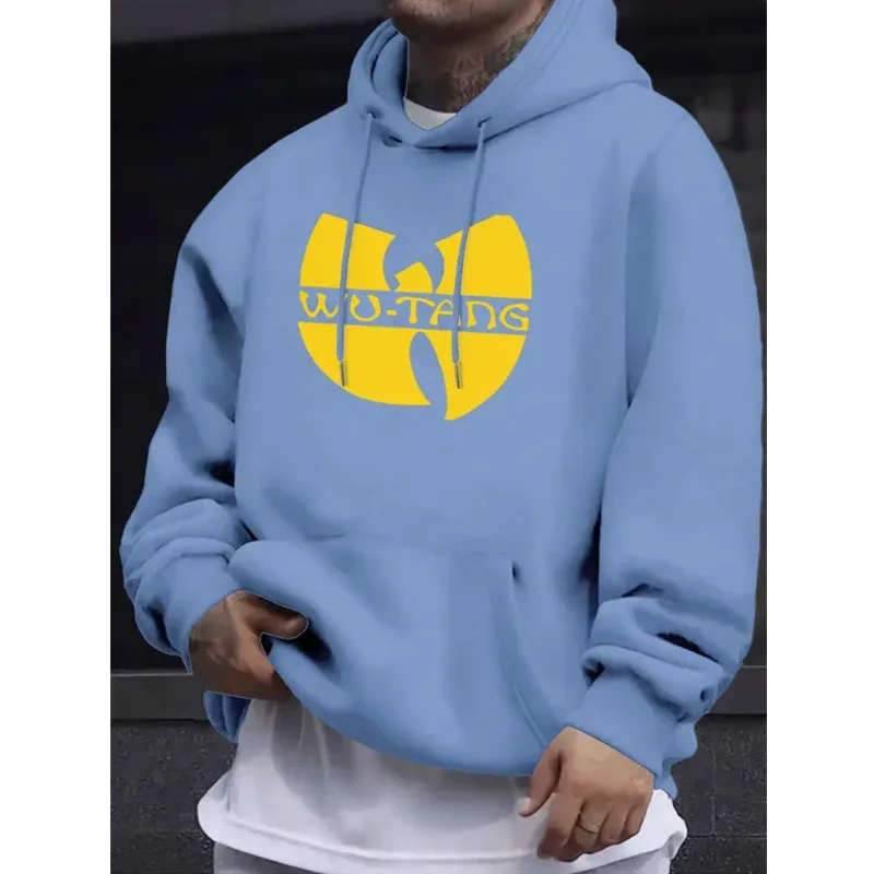 Hip Hop Années 90 Wu Clan T-tangs Hoodie Men Women's Casual Autumn Winter Vintage Hoodies Fleece Long Sleeve Hooded Sweatshirts — image 2