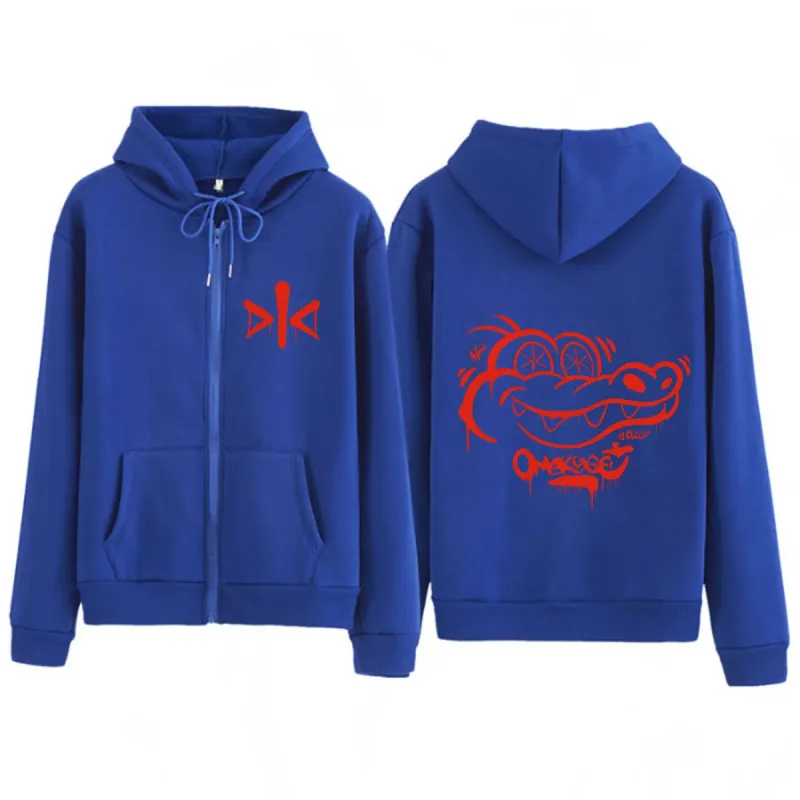 Alvaro Diaz Omakase 2026 Album Logo Print Hoodie Men Women Fashion Hip Hop Sweatshirts Long Sleeves Loose Casual Zip Up Jacket