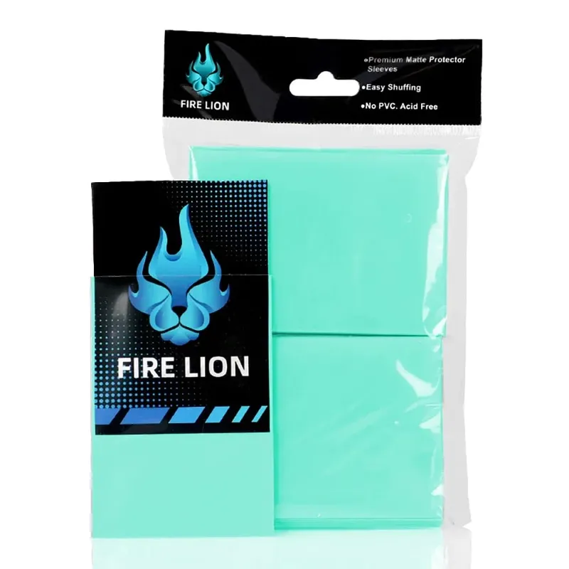66x91mm 100개/대 솔리드 매트 트레이딩 카드 슬리브 PTCG/TCG/MTG용 표준 크기 카드 수호자