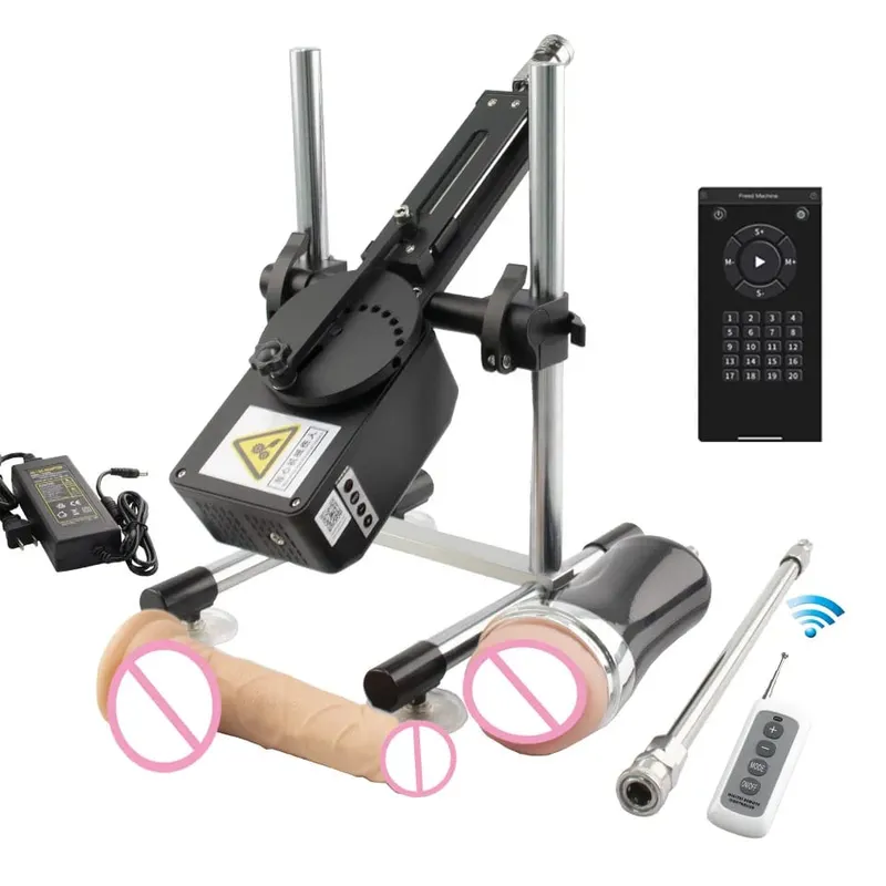 2025 NEW 70W Sex Machine With Dildo Attachments Vibrator Sex Toys for Couples Adult Men Women Vagina Female Masturbation sextoy