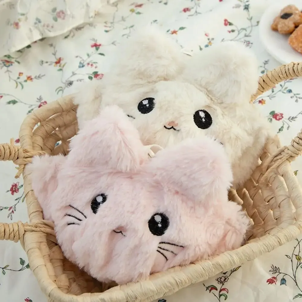 Cute Women Lingerie Set Wire-Free Cartoon Cat Winter Bra & Brief Sets Soft Girl Warm Underwear Panties Suit Winter — image 5