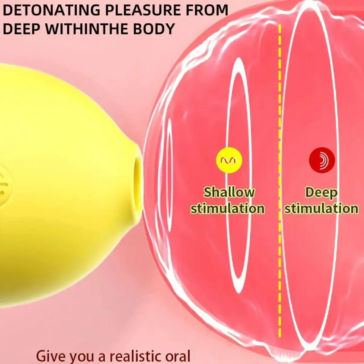 Citroen Vacuüm Zuigen Clitoris Stimulator met 10 Sterke Zuigmodi Volwassen Speeltjes Vibrators Vrouwelijke Orale Tepel Clit Vibrerende
