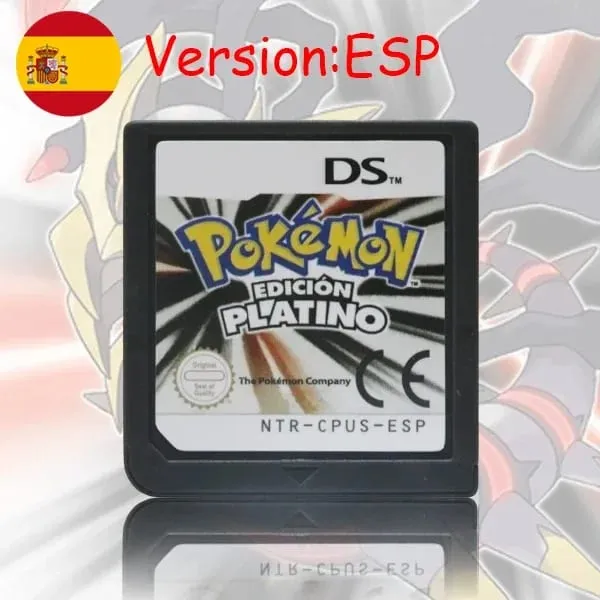 Pokemon Series DS Game Cartridge Diamond Platinum Pearl HeartGold SoulSilver Svart Vit Flerspråkig för NDS/2DS — image 16