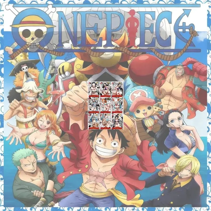 Anime One Piece Diy Color Flash Cards Hancock Perona Nami Robin Yamato Collection Cards Christmas Birthday Gifts Children's Toys — image 4
