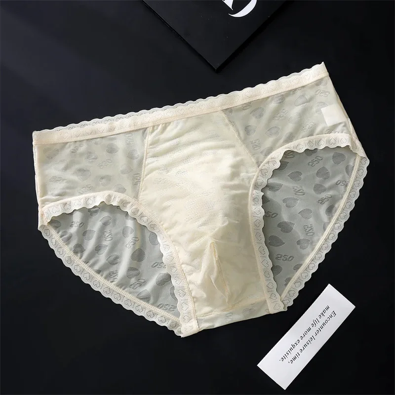 Lace men's underwear Ice Silk cuecas masculino sexys tøy men briefs AIR Bare Feel calzoncillos hombre No Trace cueca new lingeri — image 7