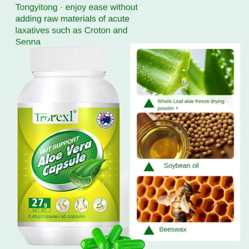 Produkty na hubnutí pro muže a ženy Aloe Vera Veganské kapsle na snížení chuti k jídlu — image 6