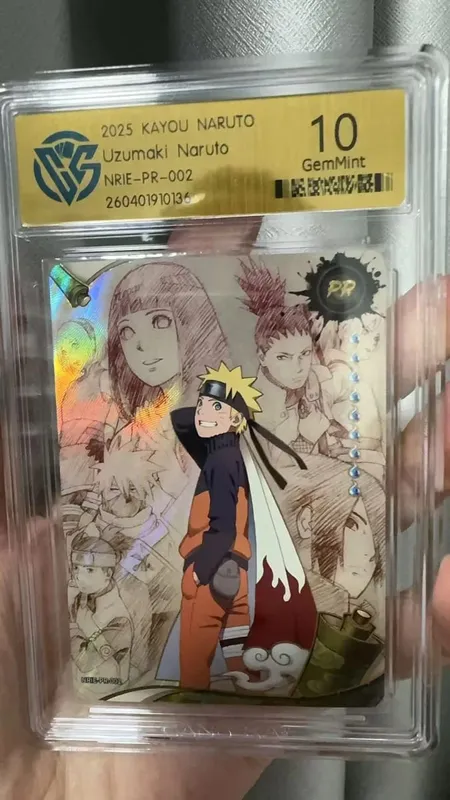 Naruto Card Αγγλική έκδοση PR-001PR-002 PRISTINE-10.0 Αυθεντική κάρτα αξιολόγησης KAYOU — image 5