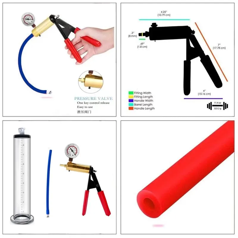 Penis Enlarger Extender Vacuum Pump Dick Enhancer Stretcher Bigger Exerciser Male Masturbators Adult Sex Toys Men