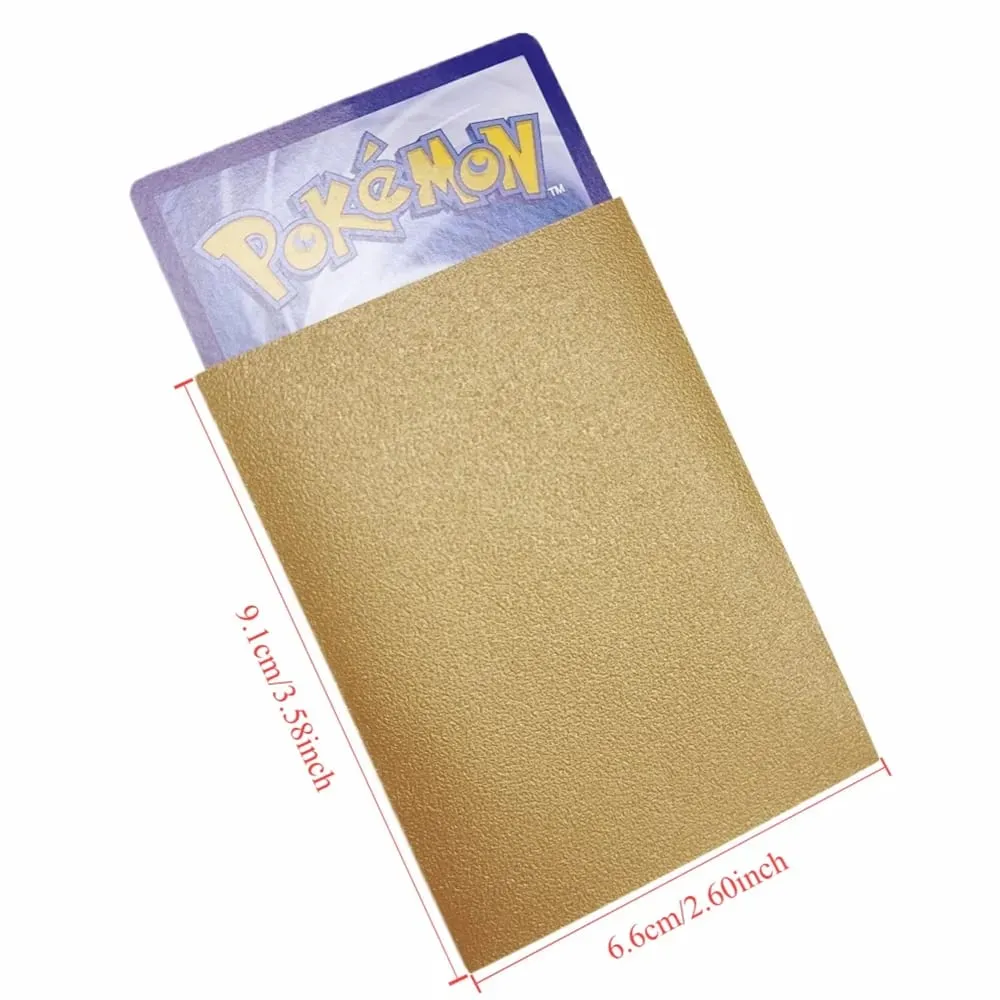 100pcs 2.5 "x3.5" 프리미엄 트레이딩 카드 슬리브 66x91mm MTG Magic Gathering Lorcana 게임 카드 용 표준 크기 보드 게임 카드