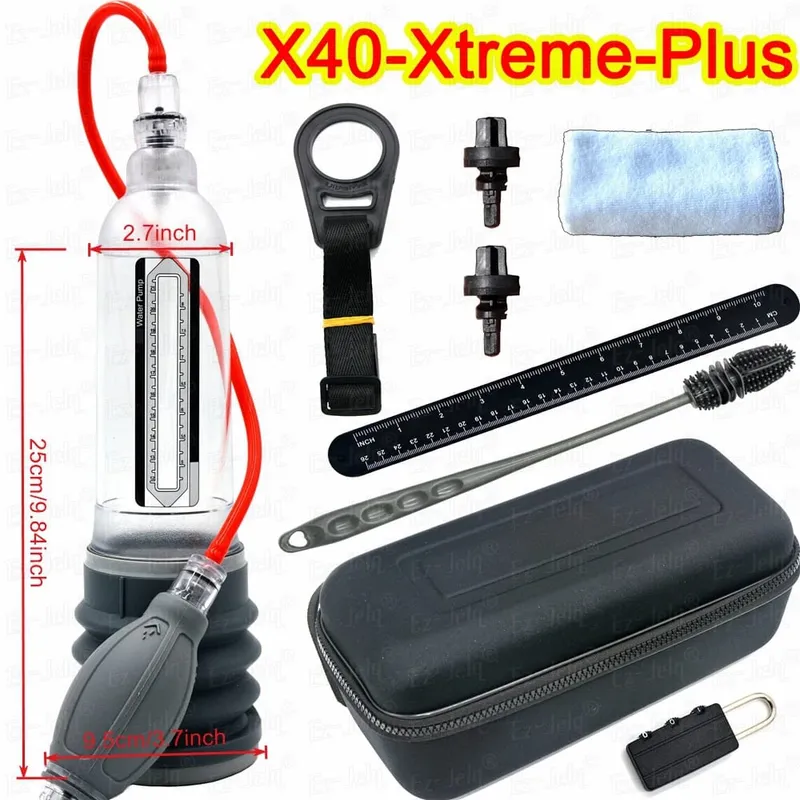 Péniszhosszabbító peremfeszítő pumpás szexjátékok férfi pénisz gyakorlópánt Dick-nagyítók Pro Quick Extender Pro 18+
