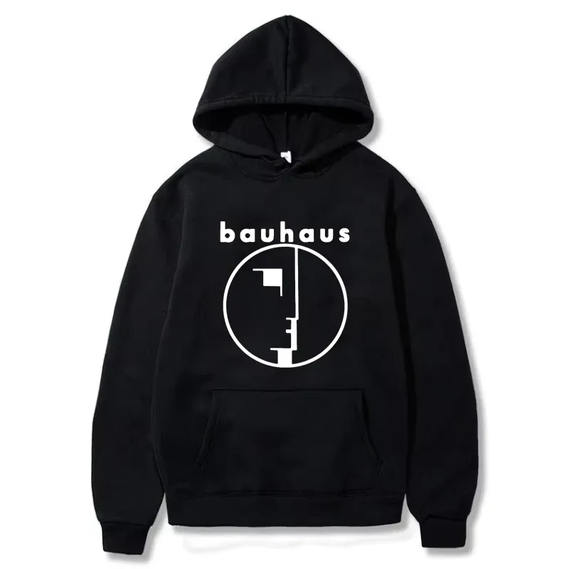 Men's Hoodie Bauhaus Post Punk Goth Rock Crew Neck Graphic Printed Sweatshirt Fashion Casual Plus Size Women Pullover Hoody — image 1