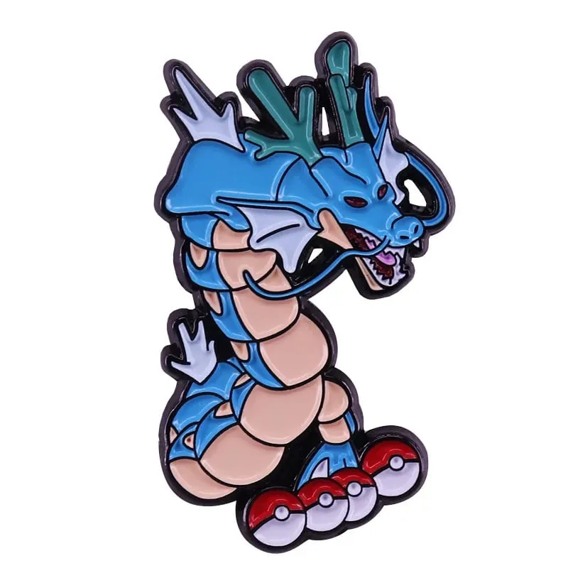 Pin Enamel Anime Pokemon Charmander Koleksi Bros Kartun Logam Dinosaurus Kawaii Ransel Tas Topi Kerah Lencana Kerah — image 19