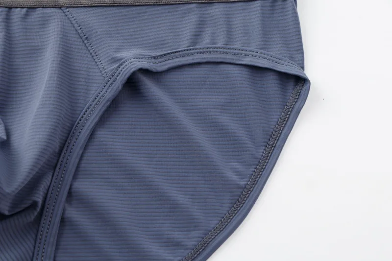 Men Underwear Brief Sexy Low-rise Striped Bikini Athletic Supporters Underpants Sleepwear Nylon Quick Dry Breathable — image 31