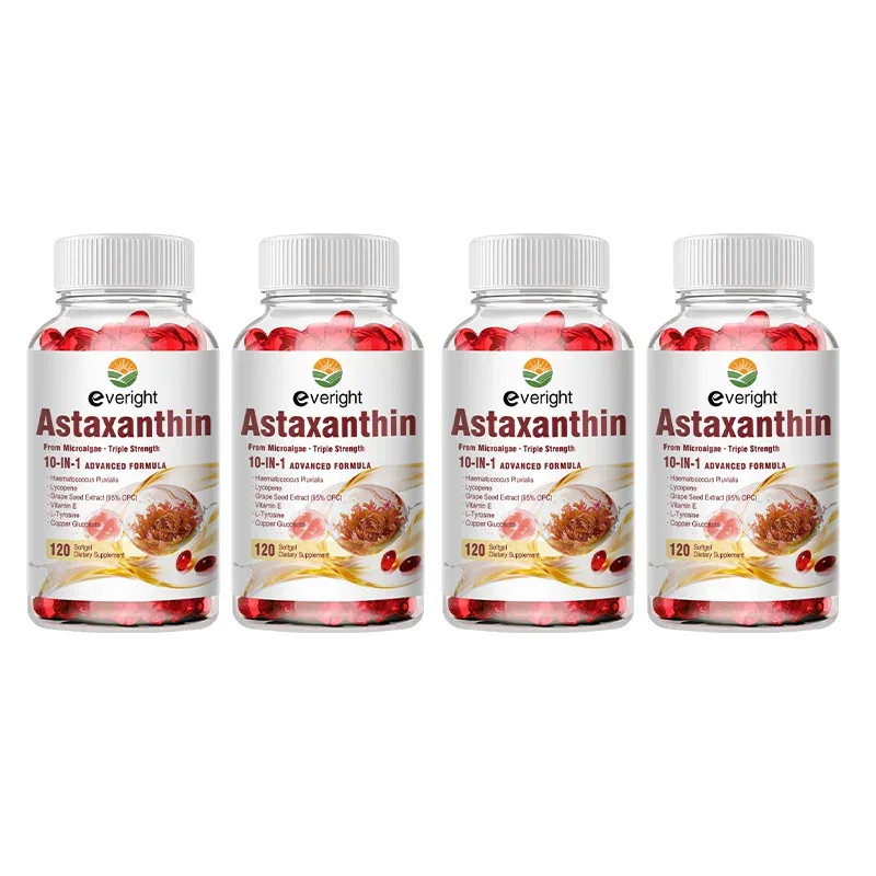 Astaxanthin 24mg – Potent Antioxidant for Skin Eyes & Immune Health – 10-in-1 with Lycopene Grape Seed Vitamin E & Zinc — image 10