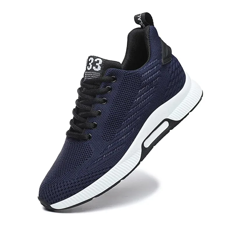 Sneakers Herre Højdeøge indlægssåler 6 cm Elevator Sko Chunky Højere Heel Lift Plus Størrelse 37-46 — image 8