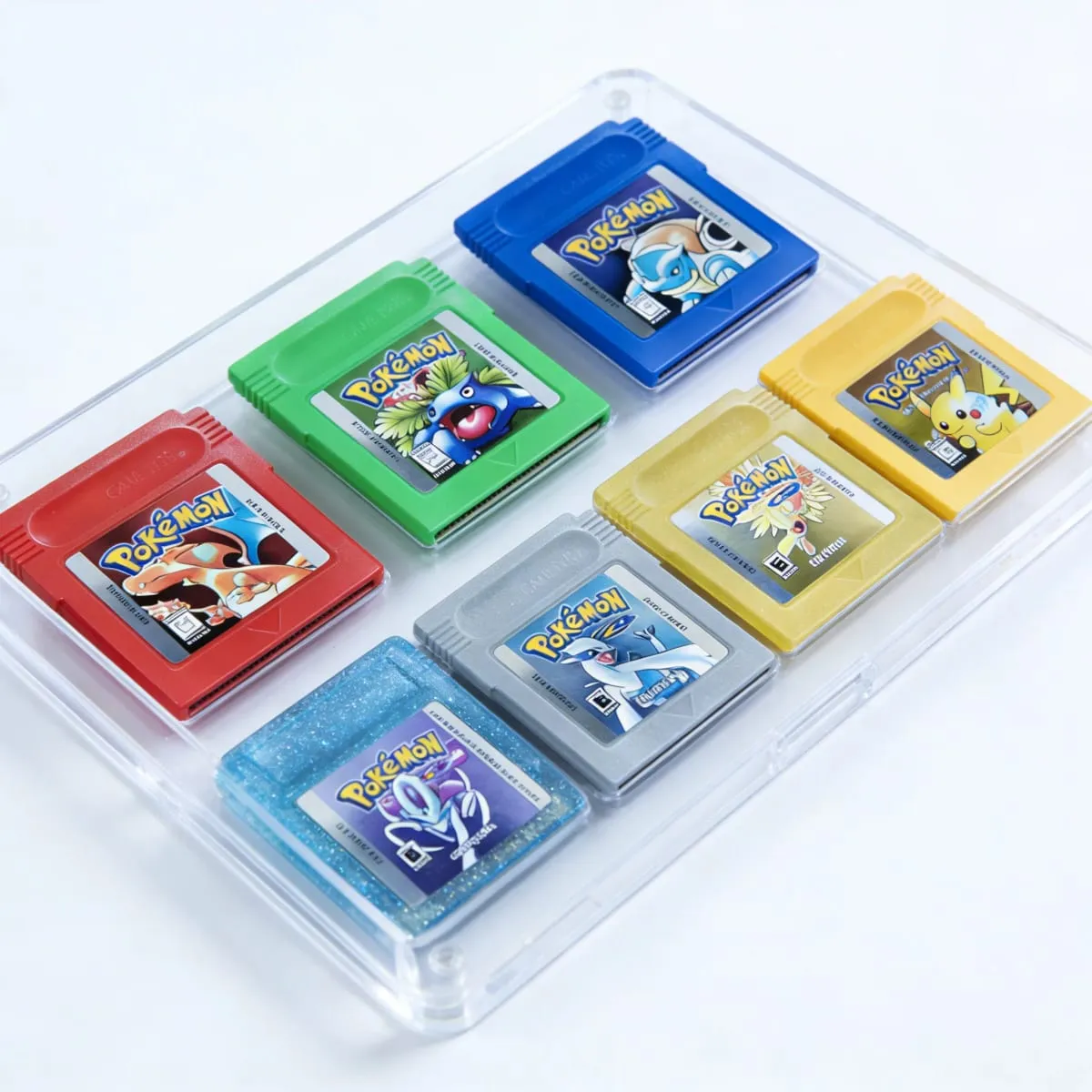 Sok stílusú Pokémon Vörös Kék Kristály Arany Zöld Ezüst Sárga GBC játékkártya 16 bites videojáték kazettás konzolkártya GB/SP — image 3
