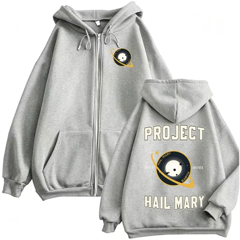 Project Hail Mary Ryland Grace Zipper Hoodies Men Women Fashion Classic Retro Sweatshirt Jacket Bodywarmer Fleece Zip Up Hooded — image 6
