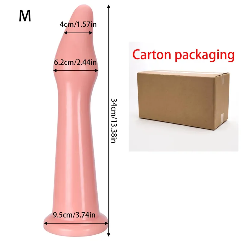 4 Sizes Long Anal Plug Big Anal Dialator Dildo Huge Long Large XL Anal Plug Training Expansion Butt Plug Sex Toys for Women Gay