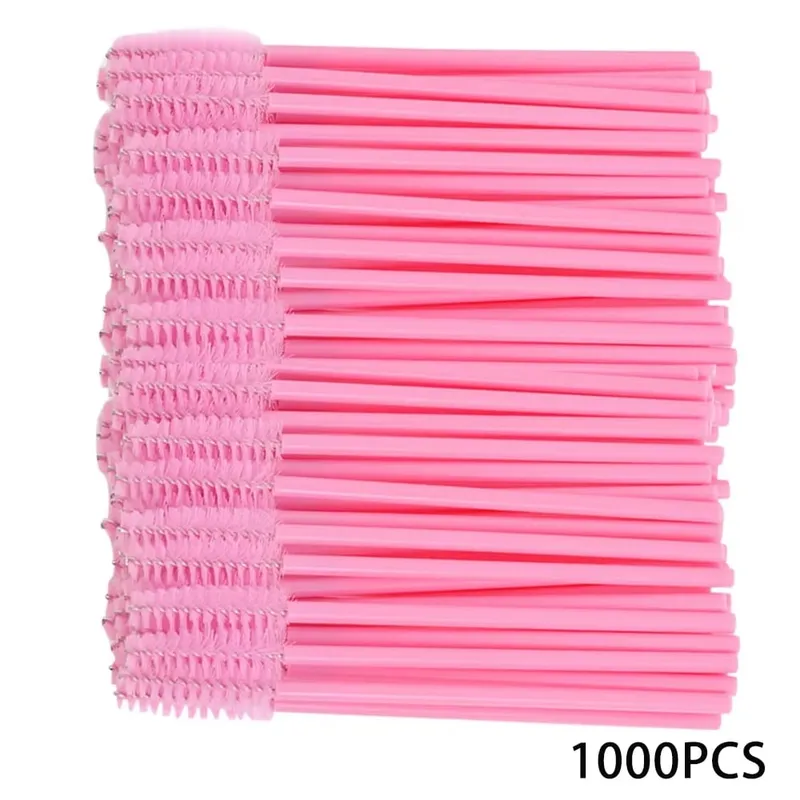 500/1000pcs Eyelash Brush Applicator Wholesale Lash Mascara Wands Brushes Para sa Eyelash Extension Eyebrow Spoolies Beauty Tools — image 15