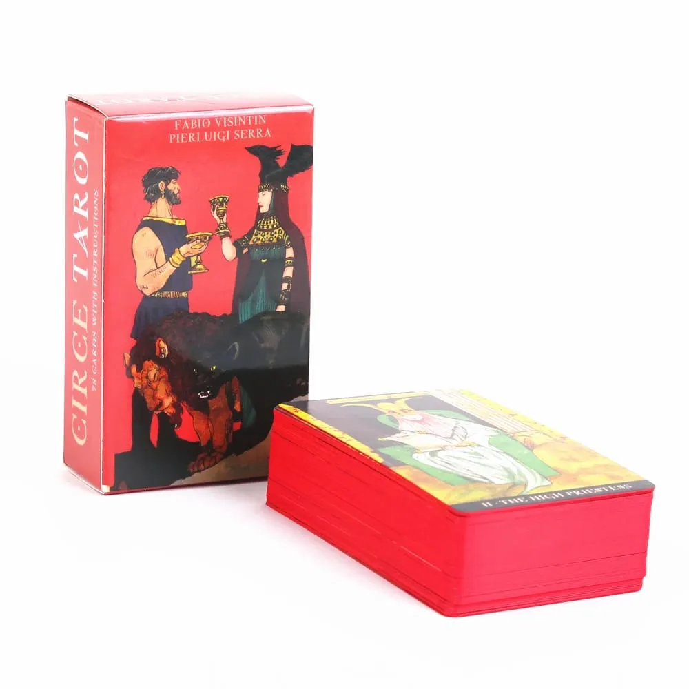 2026 nouvelles cartes de Tarot Circé 10.3*6Cm 78 pièces carte de jeu de société Divination Fate Deck pour fête de famille