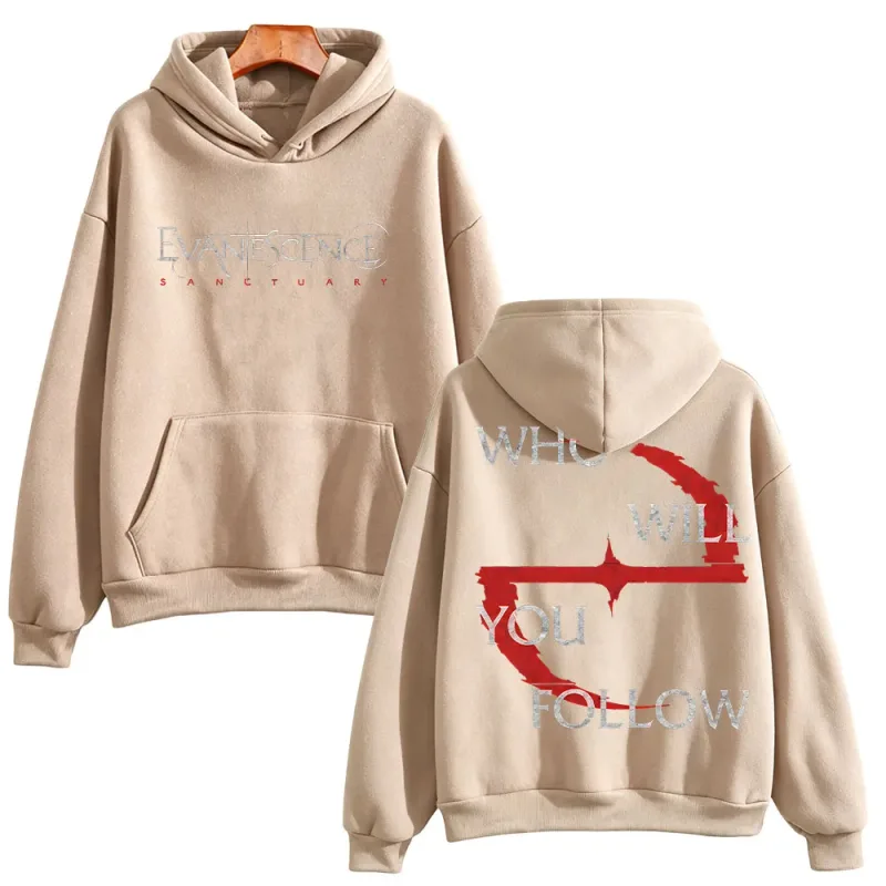 Evanescence Who Will You Follow Hoodie Unisex Gothic Rock Band Sweatshirts Long Sleeve Fans Concert Streetwear Unisex Loose Tops — image 13