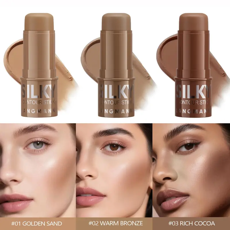 3barevný korektor s plným krytím na skvrny po akné na opravu tmavých kruhů s krémem na stínování kontur Paleta na obličej Korejský make-up