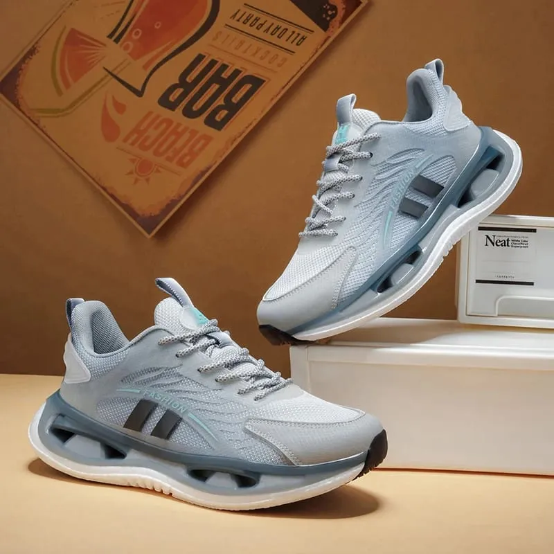 Men's lightweight outdoor racing running shoes spring summer new soft-sole casual sneakers student breathable speed sports shoes — image 4