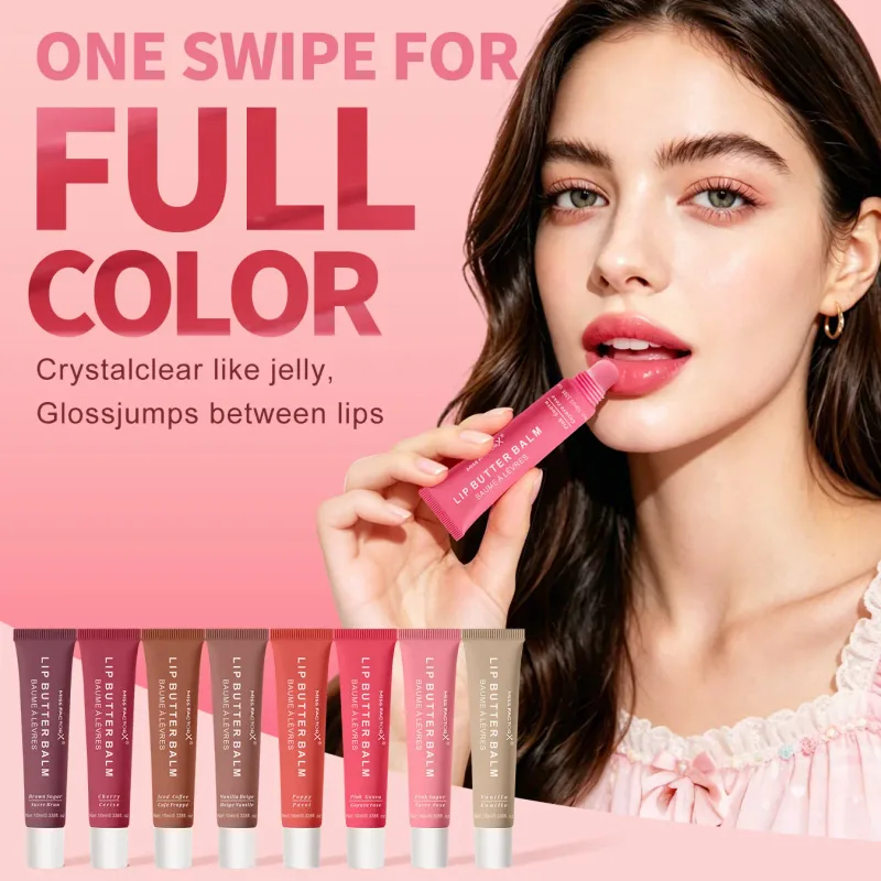24τμχ 8 Χρώματα Ενυδατικό Βούτυρο Lip Gloss Σετ δώρου Ενυδατικό γυαλιστερό φινίρισμα για καθημερινό μακιγιάζ και δώρο γιορτών — image 2