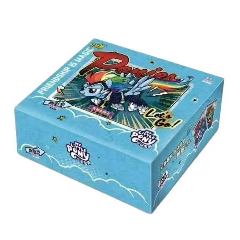 Autêntico novo my little pony série cartões colecionáveis amizade para sempre cartões brilhando lua 11 anime mercadoria presente — image 32