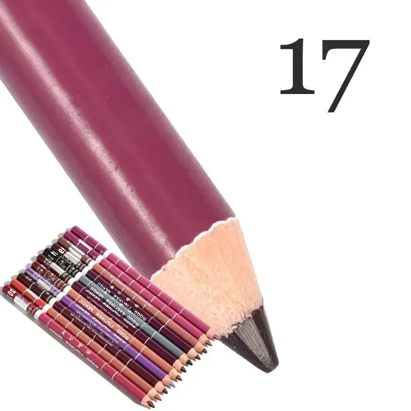 28Color Antifouling Lip Liner Professional Lipstick Pen Precise Waterproof Lip Outline Pencil Lip Makeup Lasting Eyeliner Creamy — image 22