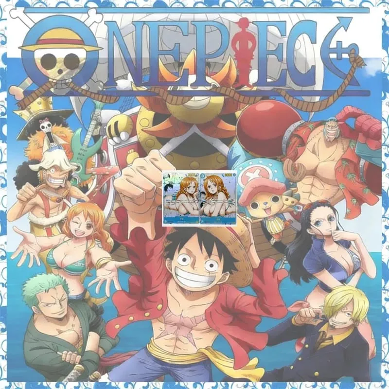 Anime One Piece Diy Color Flash Cards Hancock Perona Nami Robin Yamato Collection Cards Christmas Birthday Gifts Children's Toys — image 5