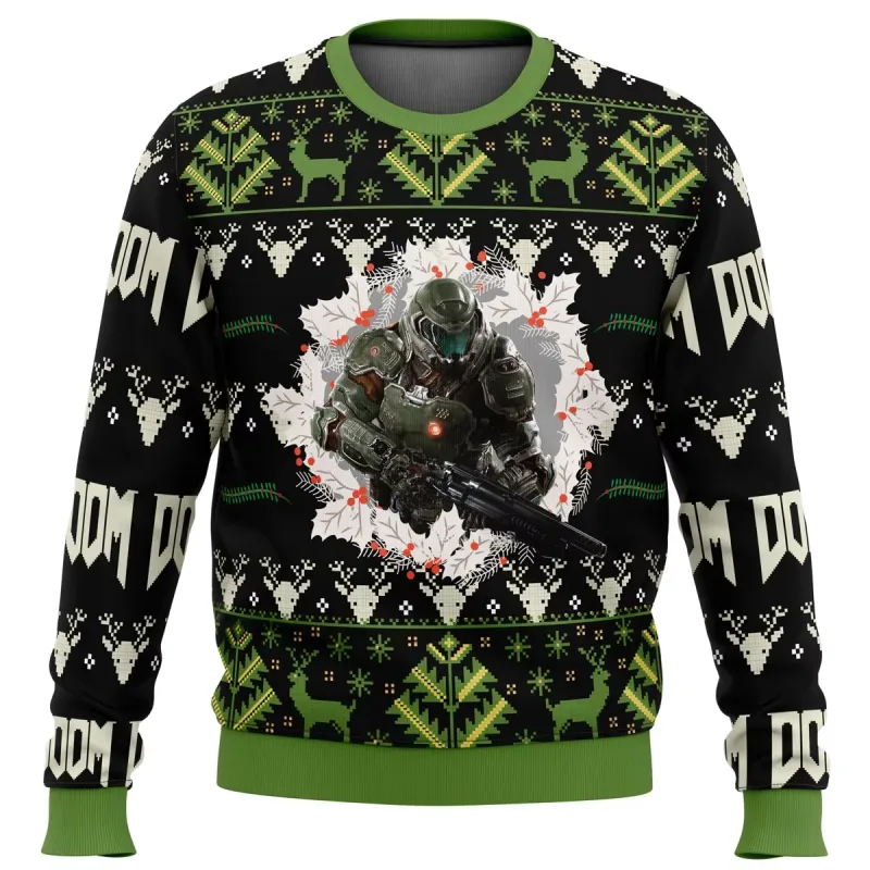 Suéter de Natal Engraçado Doom Invader Zim, Pullover de Desenho Animado para Mulheres e Homens, Moda Nova 2026, Moletom com Capu — image 4