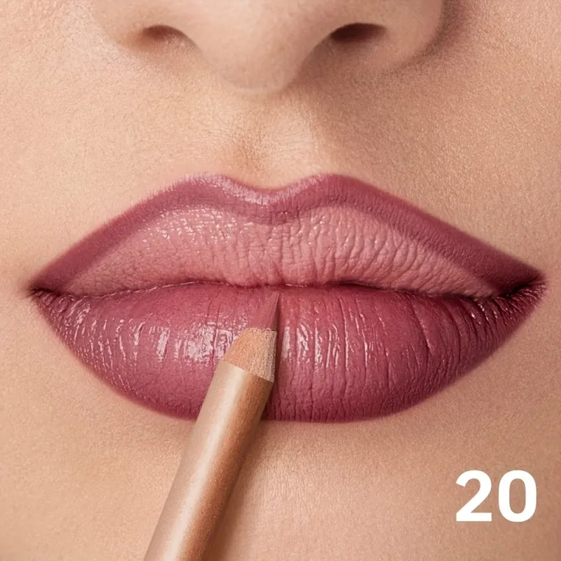 Lápis delineador labial fosco nude de longa duração à prova d'água à prova de manchas contorno preciso fórmula cremosa suave — image 30