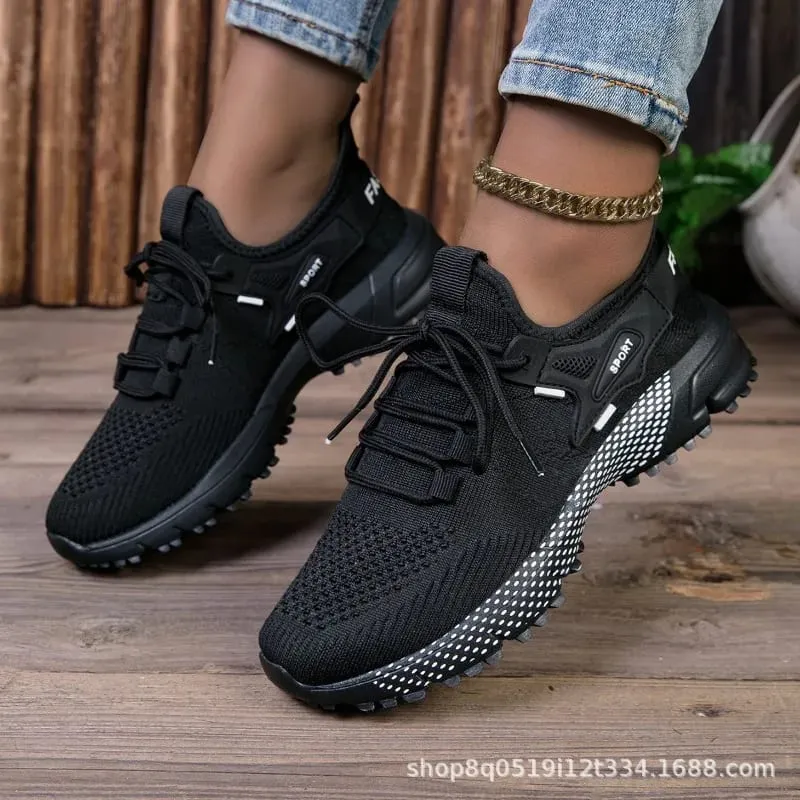 Men Sneakers Summer Mesh Breathable Platform Sneakers High Quality Running Shoes Casual Trendy Shoes for Couples Tenis Femininio