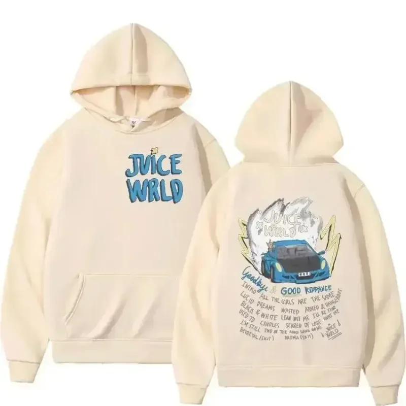 2026 Juice WRLD Men's Hooded Sweatshirt Autumn Fashion Hip Hoo Casual Pullover Unisex Street Style Loose Fit Warm Y2K Trend — image 2