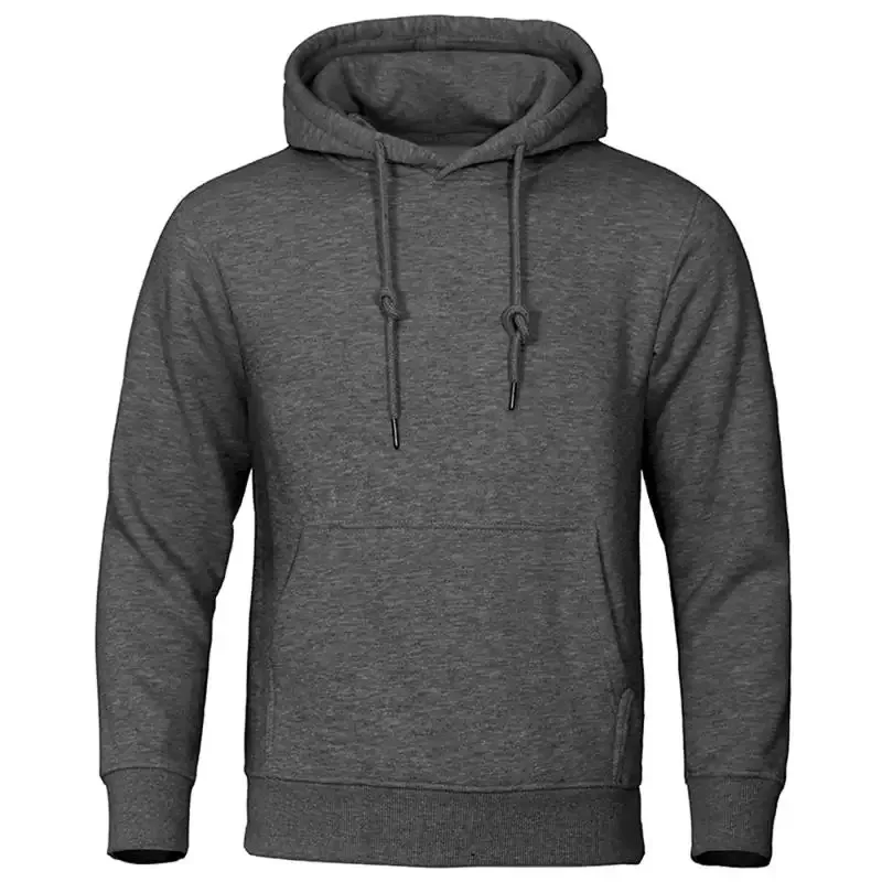 Musim Gugur Musim Sejuk Lelaki Fleece Panas Lelaki Sweatshirt Kasual Warna Pepejal Streetwear Pullovers Sukan Fesyen Jualan Panas Hoodies Sekolah — image 5