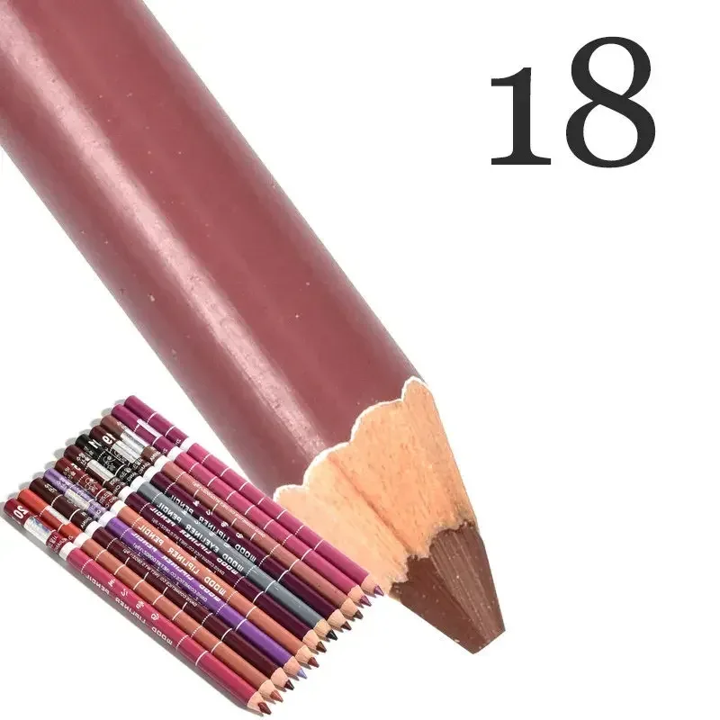 28Color Antifouling Lip Liner Professional Lipstick Pen Precise Waterproof Lip Outline Pencil Lip Makeup Lasting Eyeliner Creamy — image 10