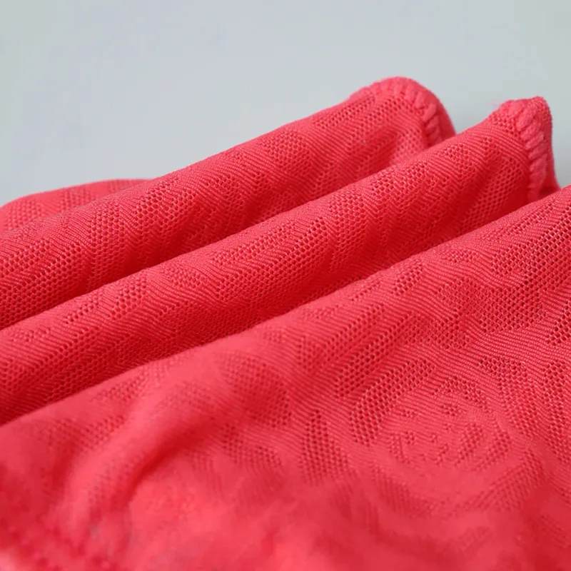 Lelaki Lace Jacquard G-string Seluar Dalam Tinggi Meregangkan Kantung Besar Thong Seluar Dalam Gay Seksi Erotik Seluar Dalam T-belakang