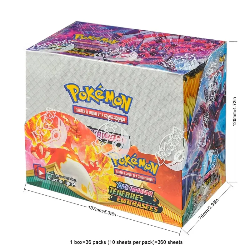 360 Buah Kotak Pokemon TCG Prancis: 360 Kotak PERDUE Asli Kartu Pokemon 36 Kotak Paket — image 8