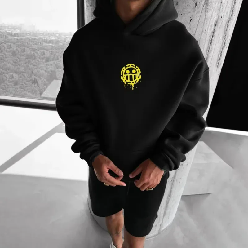 ONE PIECE Men's Hoodie Sweater Trafalgar Law Anime Spring and Autumn New Boys Children's Long Sleeve Parent-Child WearWinter Top — image 2