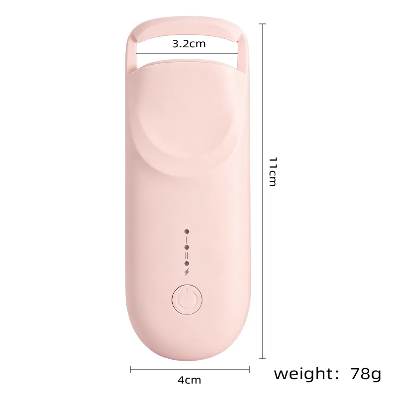 Electric Heated Eyelash Curler with Eyelash Card Makeup Eye Lashes Curler Tool Long Lasting Lash Extension Perm Eyelashes Clip