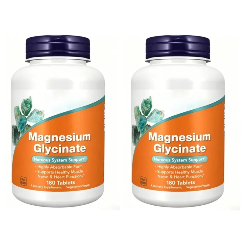 Magnezyum Glisinat Takviyesi 180 Tablet Şelatlı Bisglisinat Erkekler ve Kadınlar için Diyet Tabletleri Nazik Günlük Mineral Desteği — image 8